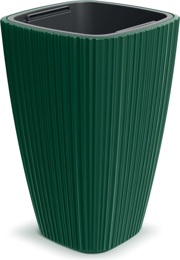 Pot de fleurs ORO 39 × 39 cm vert foncé