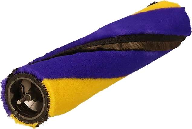Combinaison de fibres douces et de bandes en peluche