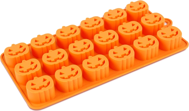 Moule à glaçons en silicone en forme de citrouilles pour Halloween