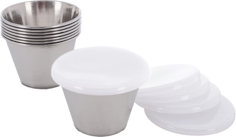 8 bols avec couvercles pour un rangement et un transport faciles