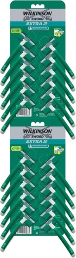 Rasoir jetable WILKINSON Extra 2 Sensitive avec bande hydratante