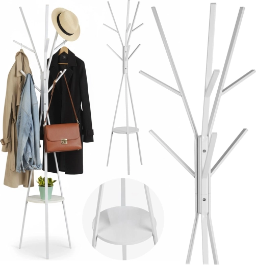 Massido porte-manteau sur pied pour vêtements avec étagère MS-869 - 1 pièce