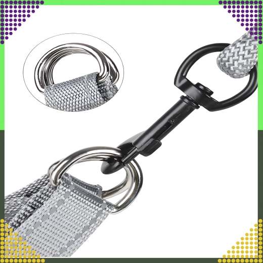 Fixation sûre avec doubles anneaux en D