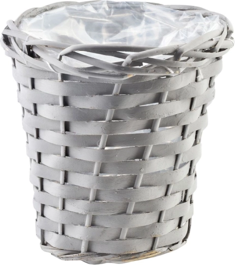 Aspect d’osier naturel en gris