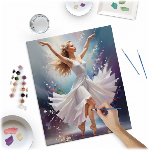 Kit complet avec 30 couleurs et 3 pinceaux