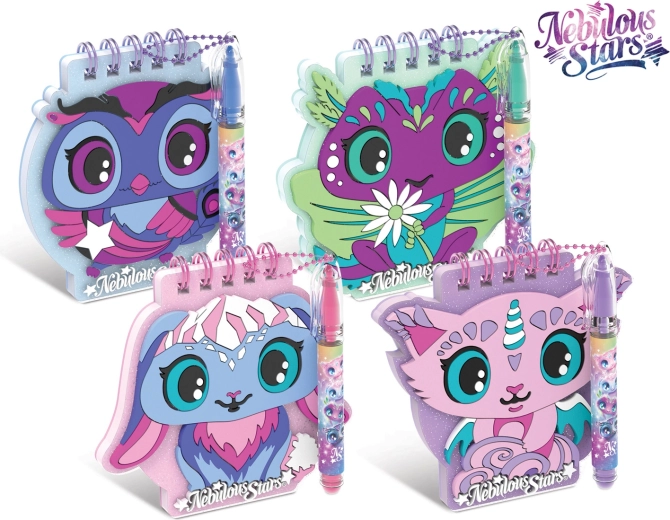 Mini carnet Nebulous Stars avec stylo - 1 pièce