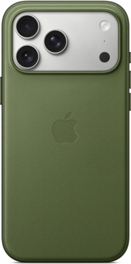 Étui en textile TechWoven avec MagSafe pour iPhone 17 Pro Max – vert