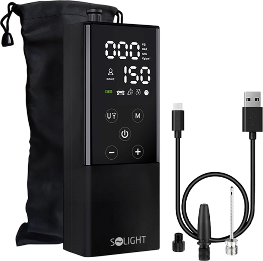 Compresseur de poche numérique Solight