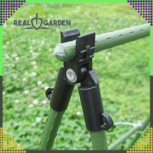 Raccord en T articulé de faîte pour tiges de jardin 9 mm, 10 pcs