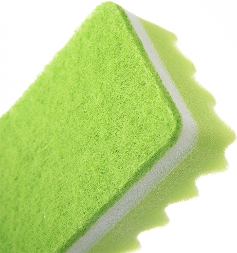 Double surface pour un nettoyage délicat et en profondeur