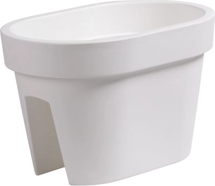 Jardinière de rambarde Lofly Railing 39,6 cm blanche
