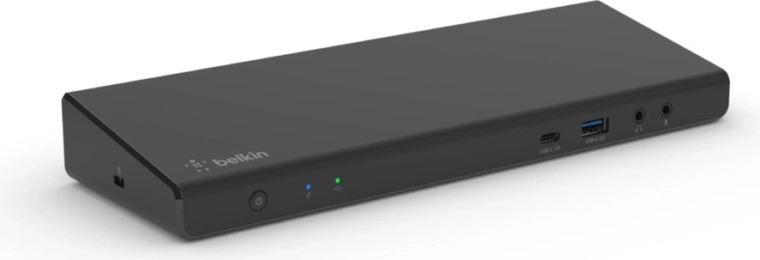 Station d’accueil Belkin USB‑C DisplayLink pour trois moniteurs 4K avec alimentation PD 85 W