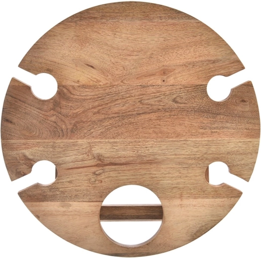 Porte-bouteille et quatre verres