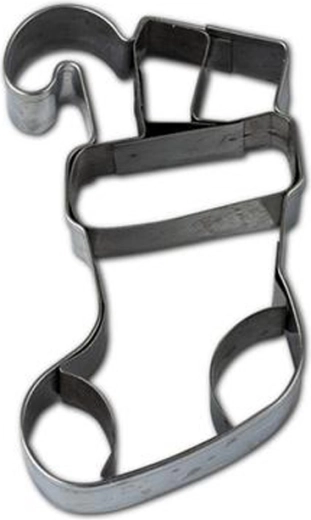 Emporte-pièce pour biscuits – chaussette, 7–8 cm, argenté