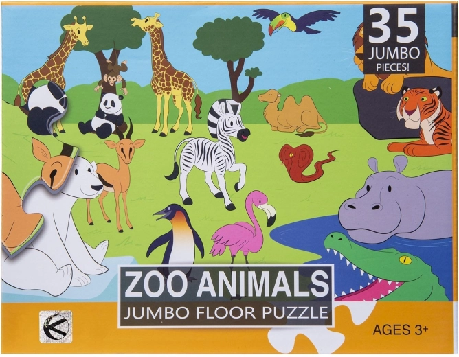 Puzzle enfant XXL zoo - 1 pièce