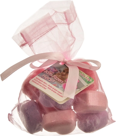 Cœurs effervescents pour le bain (10 pcs)