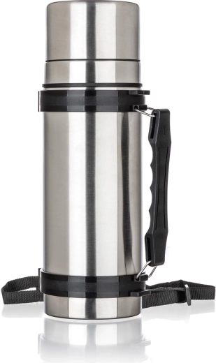 Thermos Akcent en acier inoxydable avec poignée en plastique 1 l