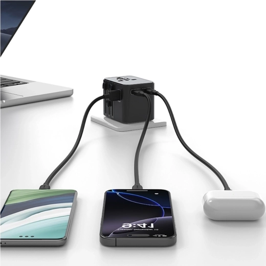 Charge jusqu’à 4 appareils simultanément