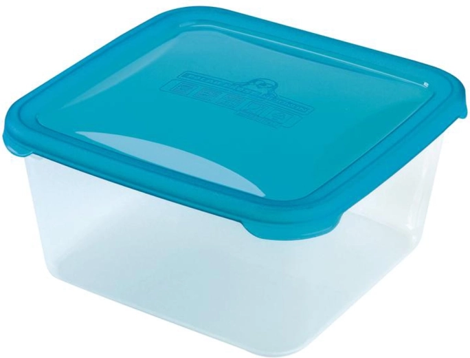 Boîte en plastique Heidrun Polar Frost 2,4 l carrée