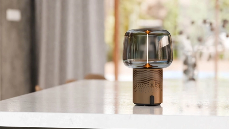 Cloche en verre fumé fabriquée à la main