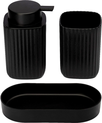 Ensemble 3 pièces pour garder le lavabo en ordre