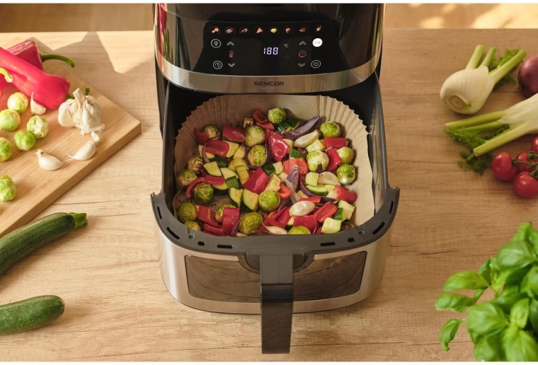 Pour cuisiner confortablement dans une friteuse à air chaud