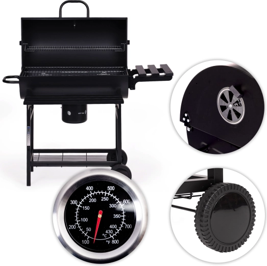 Contrôle précis de la température avec thermomètre et ventilation