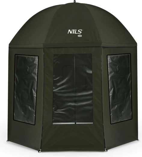Parapluie de pêche avec paroi intégrale Nils Camp