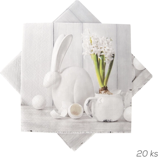 Serviettes en papier à motif printanier 33 × 33 cm, 20 pcs