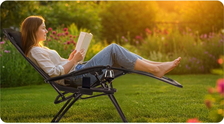 Tablette latérale pour boisson et téléphone