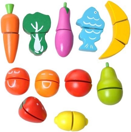 Set coloré de 14 pièces pour jouer au magasin et à la cuisine