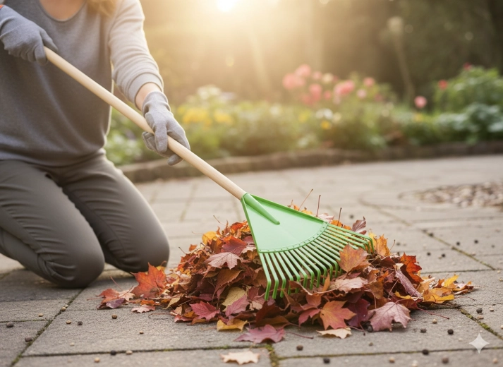 Nettoyage rapide des feuilles et des impuretés