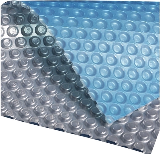 Bâche solaire bleu-argent pour piscine 3,6 m