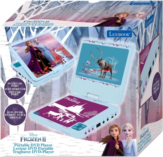 Lecteur DVD portable Lexibook 7" DISNEY FROZEN