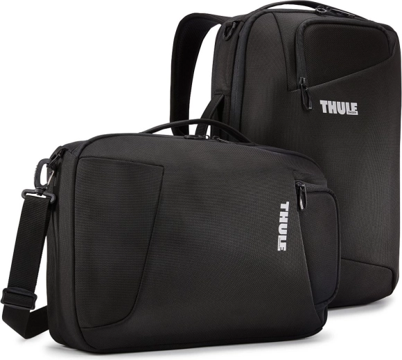 Sacoche convertible et sac à dos pour ordinateur portable Thule Accent 17 l noire