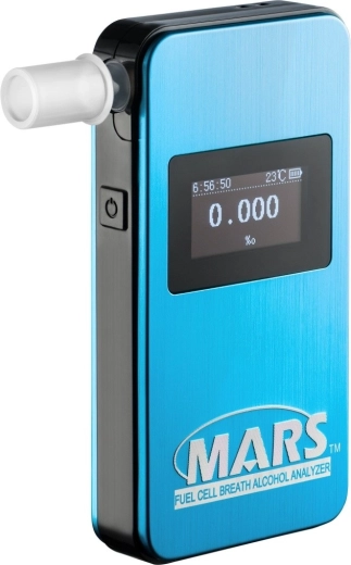 Éthylotest électrochimique Alcovisor Mars BT bleu
