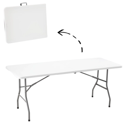 Table pliable de camping et de restauration 180 × 70 × 74 cm