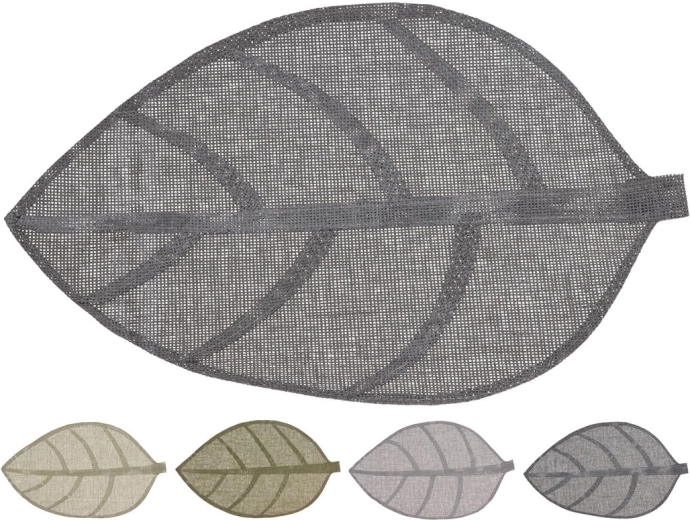 Set de table Feuille 50 × 33 cm, assortiment de couleurs