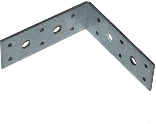 Équerre en acier 110 × 110 × 40 mm galvanisée à chaud