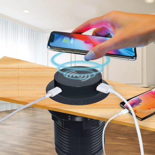 Charge rapide via USB-C PD et USB-A QC 3.0