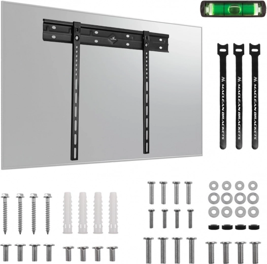 Support TV mural ultra-plat Maclean MC-123, VESA 600 × 400, 80 kg