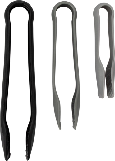 Altomdesign pinces de cuisine, lot de 3 pièces