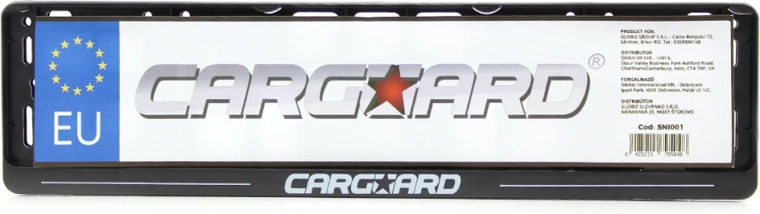 Cadre de plaque d'immatriculation en plastique CARGUARD, 2 pièces