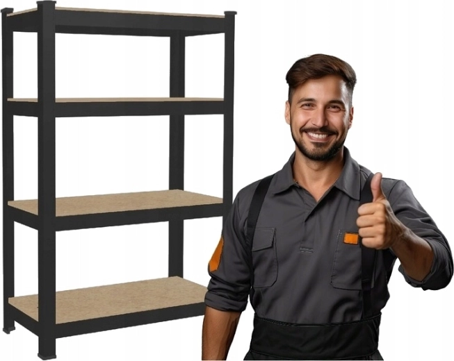 Capacité 150 kg par étagère et stabilité robuste