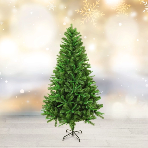 Sapin de Noël artificiel bicolore de 180 cm