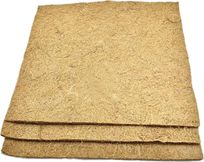 Protection végétale en coco 38 × 38 × 1 cm, lot de 3 pièces