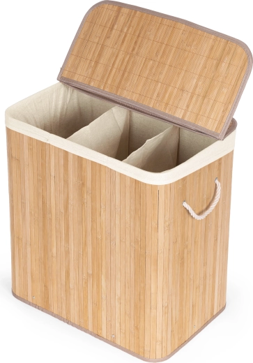 Tri du linge sans effort – 3 compartiments séparés