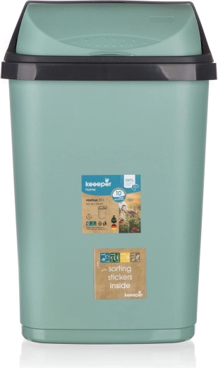 Prête pour le tri des déchets