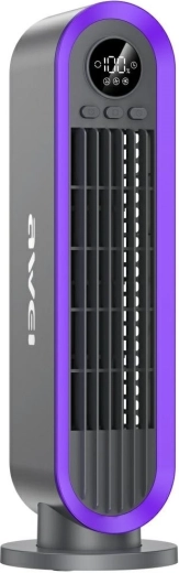 Ventilateur colonne AWEI F52 3600 mAh gris