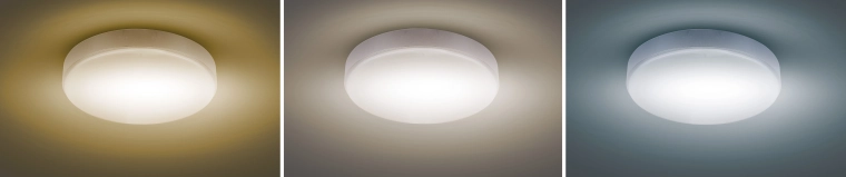 Réglage de la température de couleur 3000–6000 K